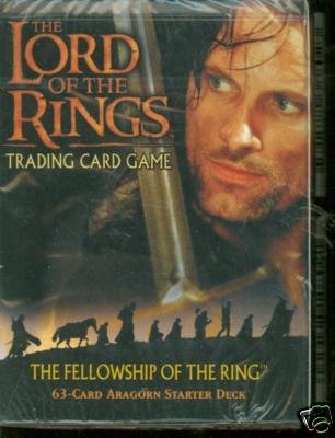 Lord of The Rings Trading Card Game Fellowship of The Ring Aragorn Starter Deck 