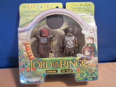 Mini Mates The Lord of the Rings Grishnakh and Orc Scout 