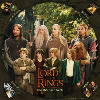 ambitie Verwachting envelop The Lord of the Rings CCG Publicity poster