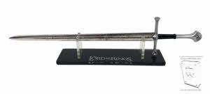 Troy Miniature Sword Of Achilles Briefopener Met Standaard