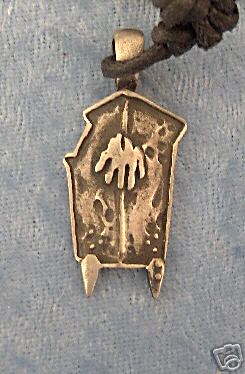 Uruk-hai Shield pendant with cord